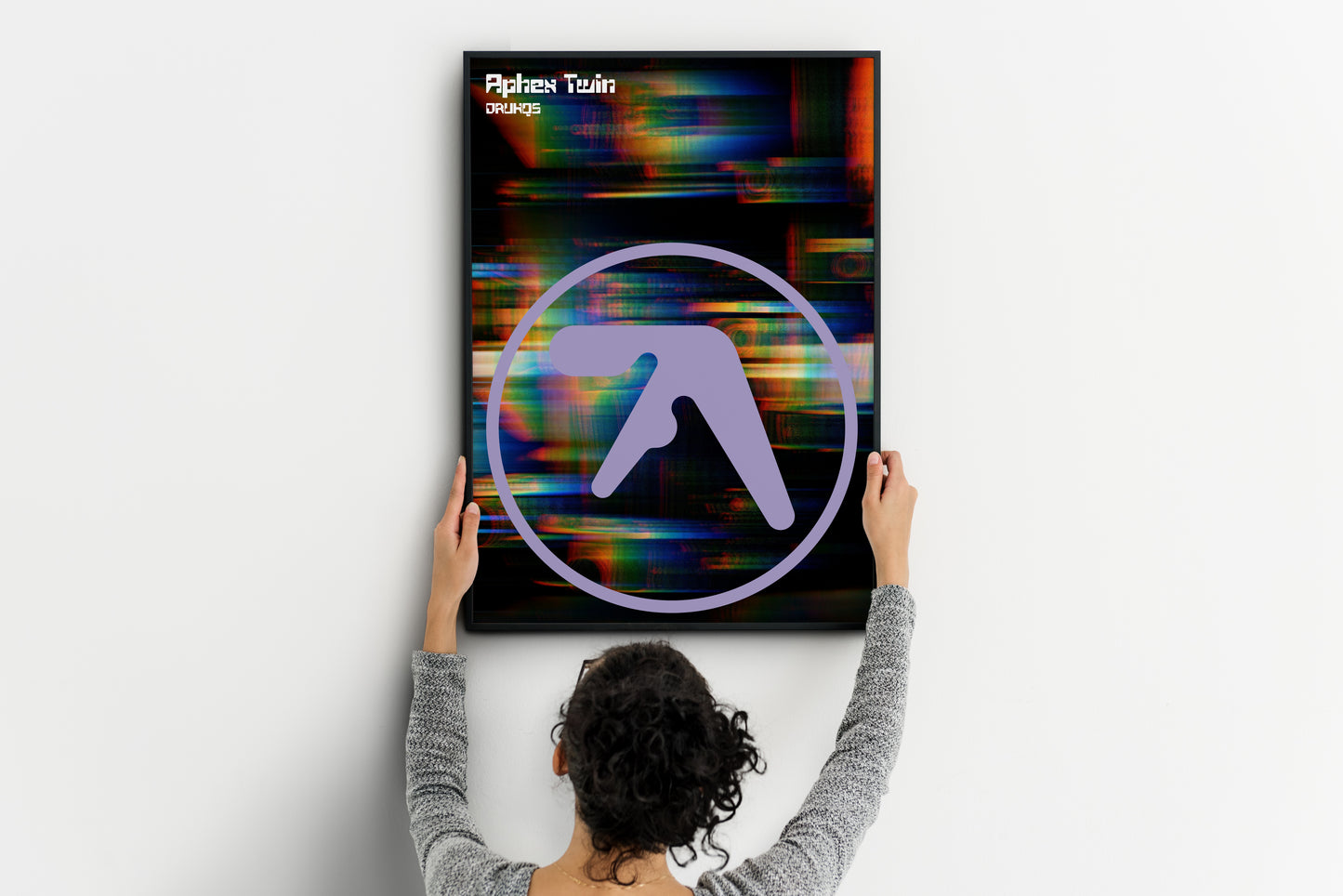 Aphex Twin Inspired “Drukqs” Album Cover Print – 90s Electronic Music Wall Art Poster