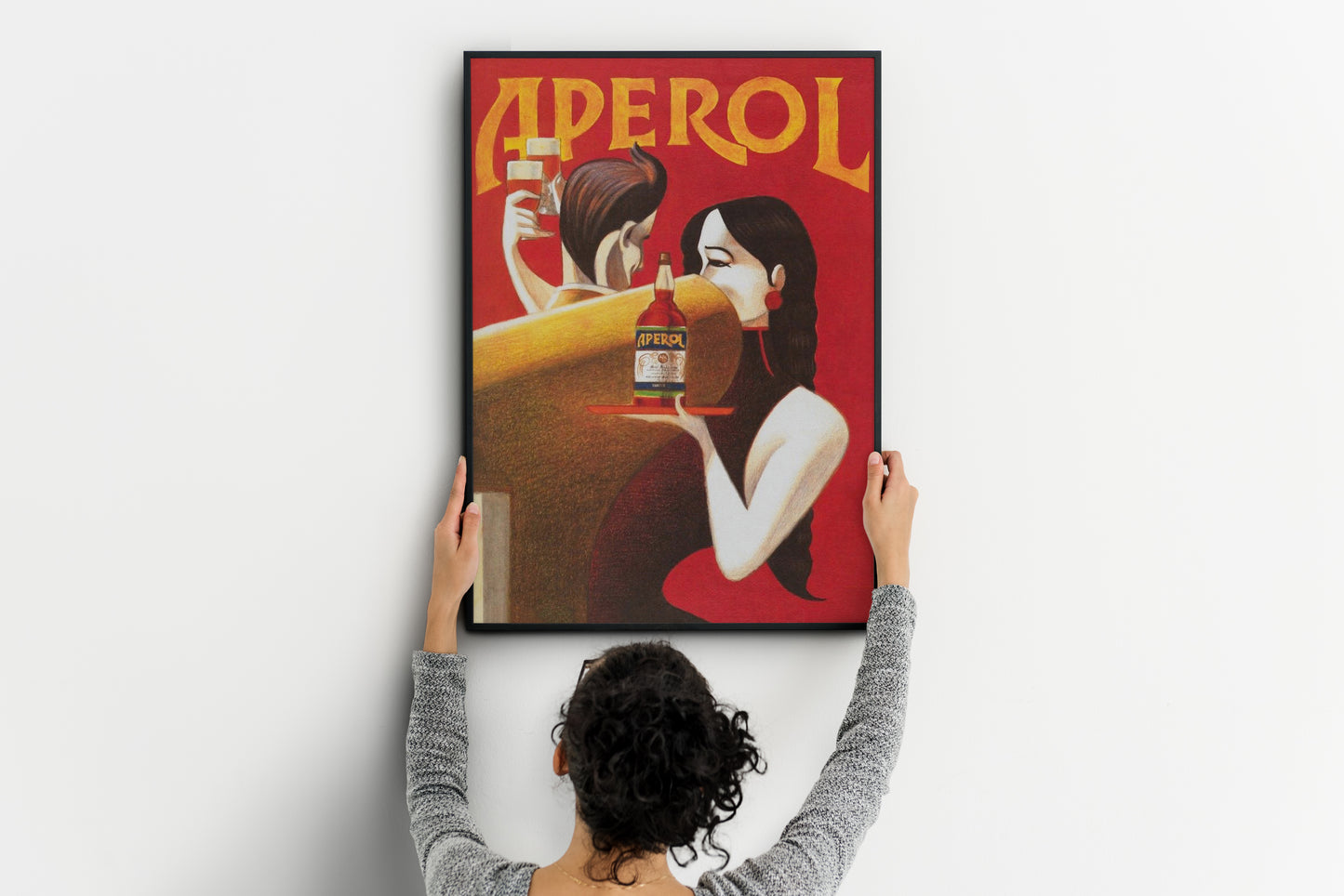 Vintage Italian Aperitif Inspired Poster Print – Retro Bar Wall Art for Kitchen, Dining Room & Home Decor