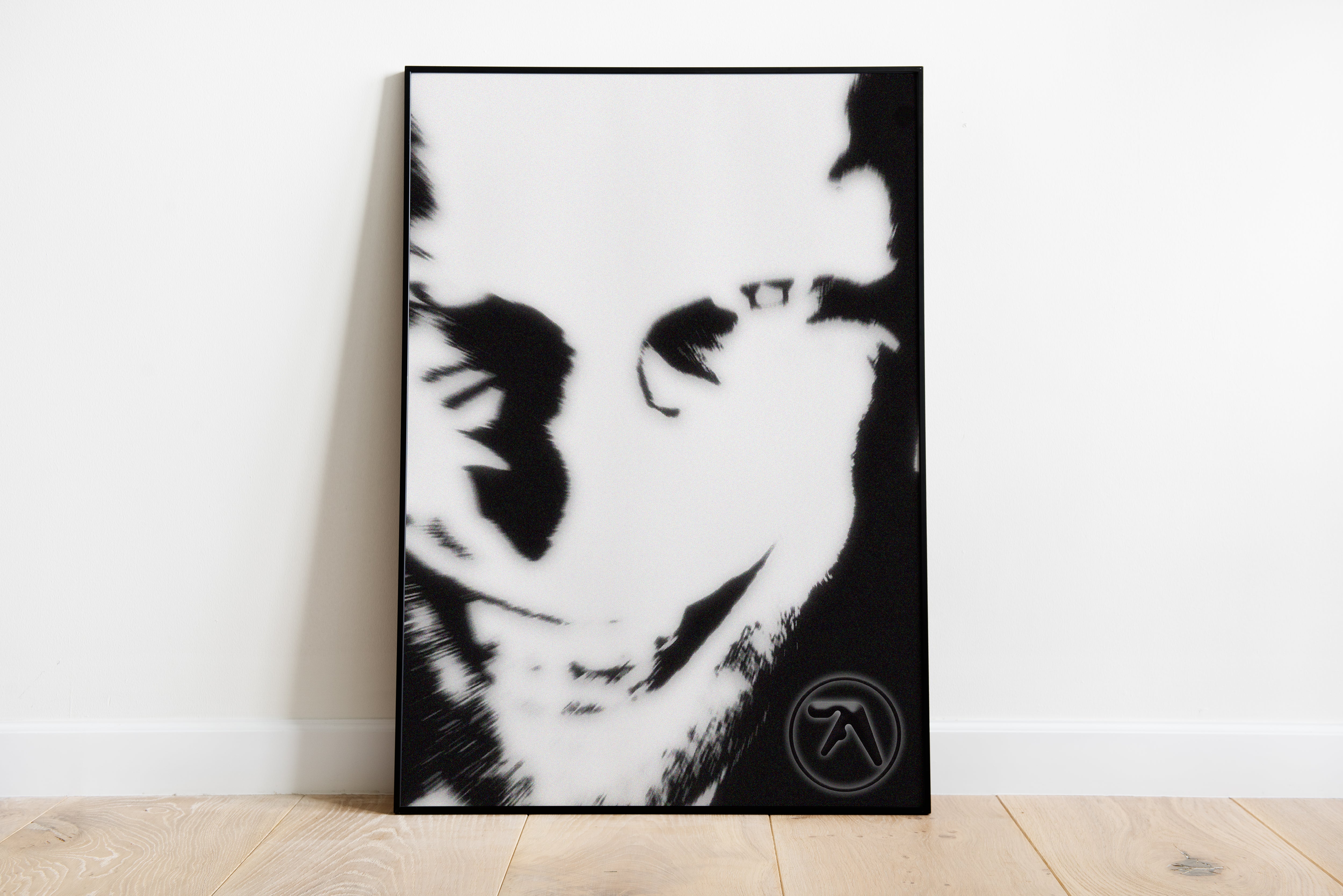 Dark Electronic Album Cover Style Wall Art for Interiors