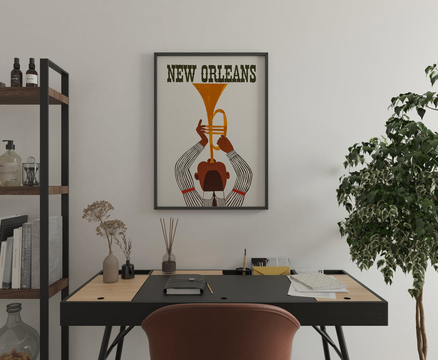 New Orleans Jazz Poster – Vintage Music Inspired Wall Art Print