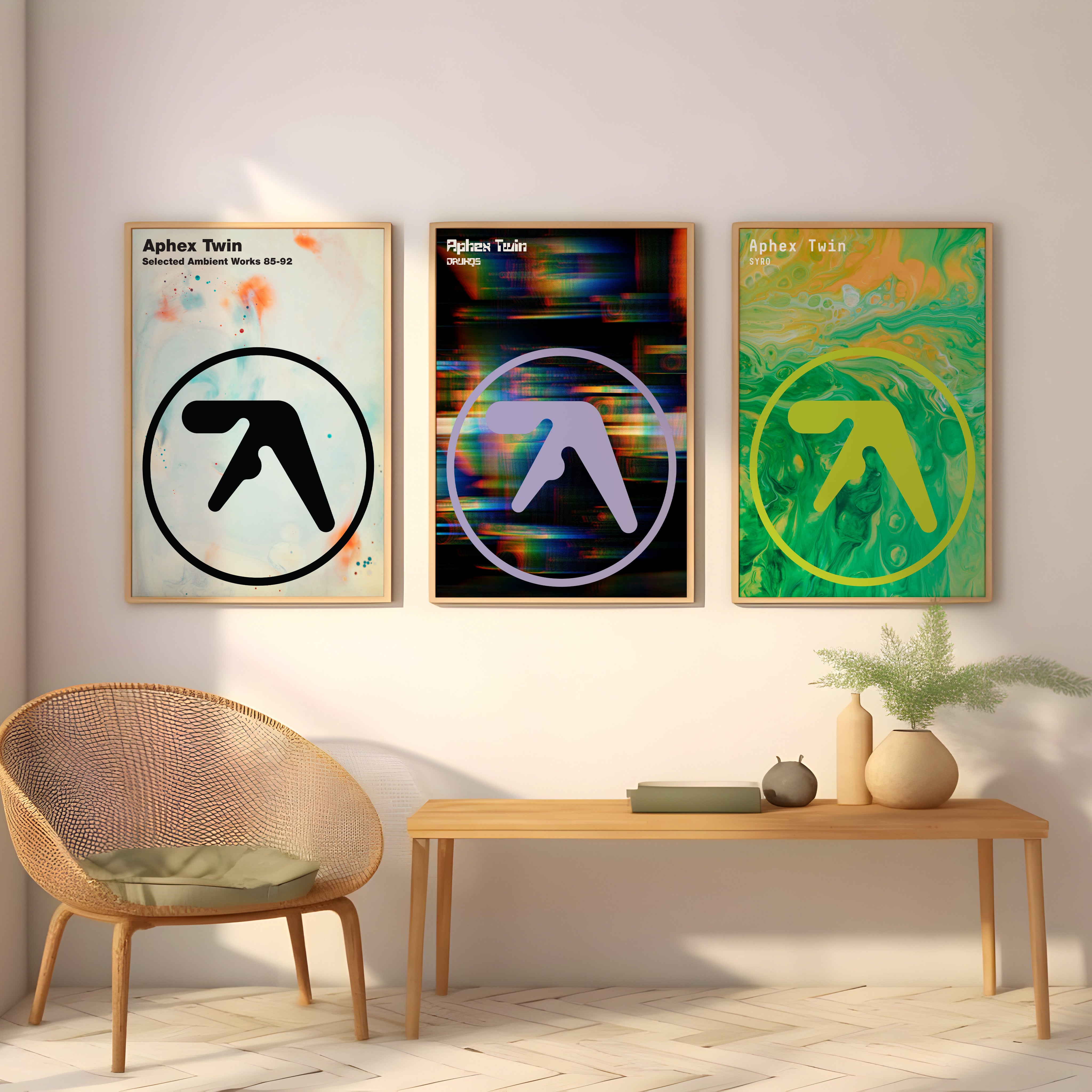Aphex Twin Poster Set for Electronic Music Room Art – yougotprints