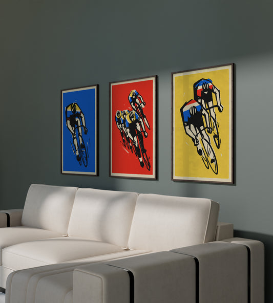 road-cycling-poster-set-bike-racing-sports-room-wall-art