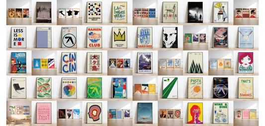 Vintage Retro Wall Art Prints for Modern Home Styling
