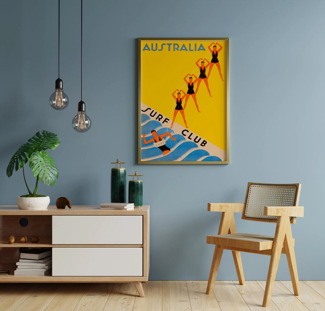 What Defines the Retro Aesthetic in 20th-Century Inspired Graphic Design?