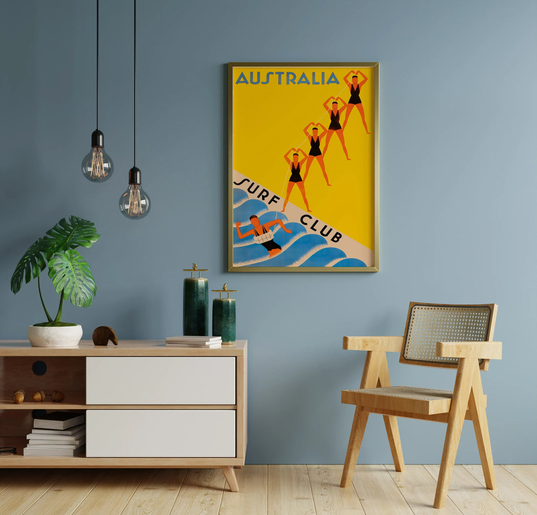 What Defines the Retro Aesthetic in 20th-Century Inspired Graphic Design?