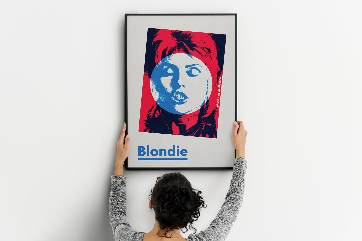 Blondie Album Cover Style Poster Print – Retro Pop Art Wall Art for Modern Interiors