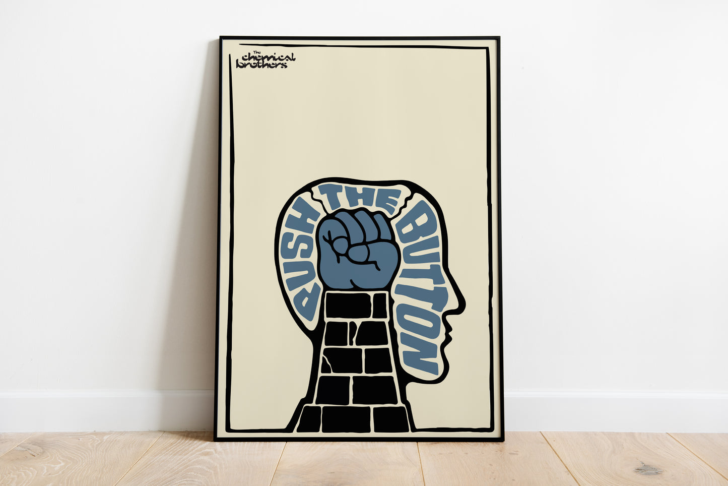 The Chemical Brothers Push the Button Poster | Big Beat Album Wall Art