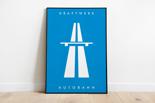 Kraftwerk Autobahn Album Cover Art Print: Electronic Music Poster
