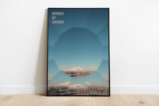 Boards of Canada Album Style Poster Print – Ambient Landscape Wall Art