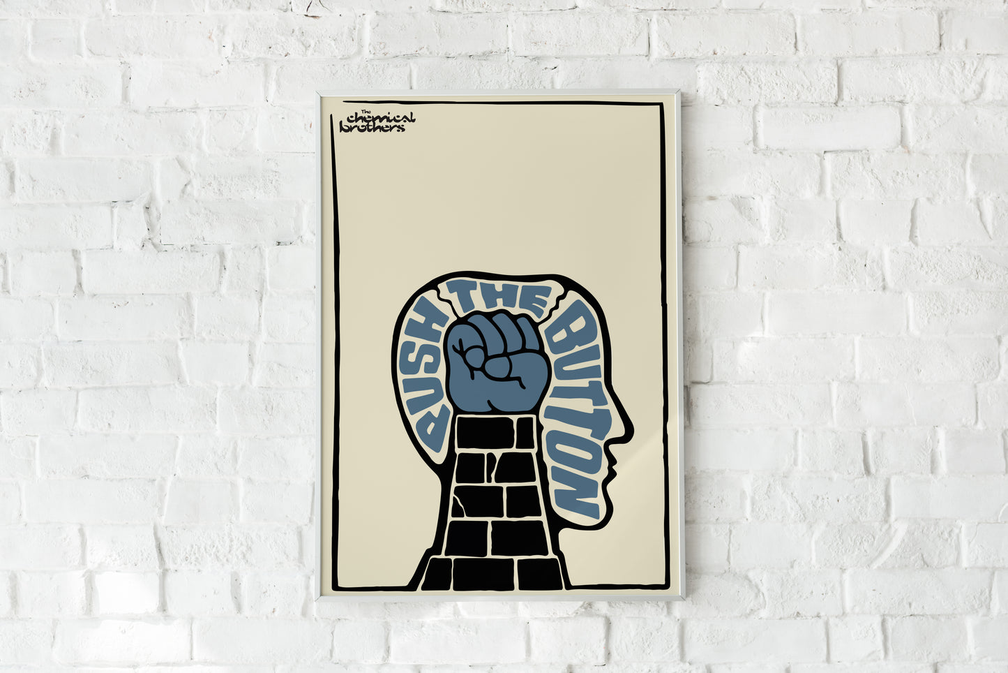 The Chemical Brothers Push the Button Poster | Big Beat Album Wall Art
