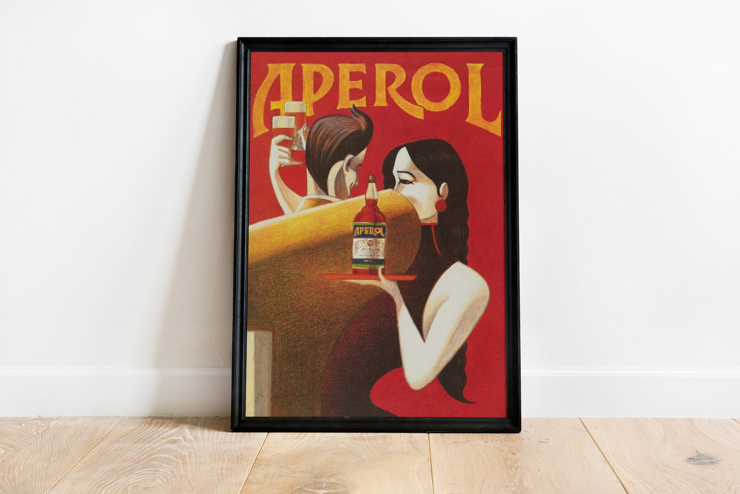 Vintage Italian Aperitif Inspired Poster Print – Retro Bar Wall Art for Kitchen, Dining Room & Home Decor