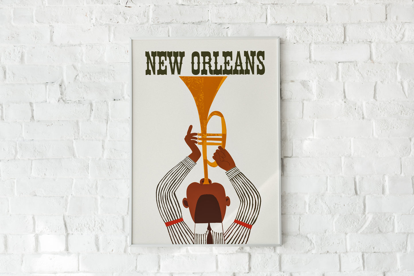 New Orleans Jazz Poster – Vintage Music Inspired Wall Art Print