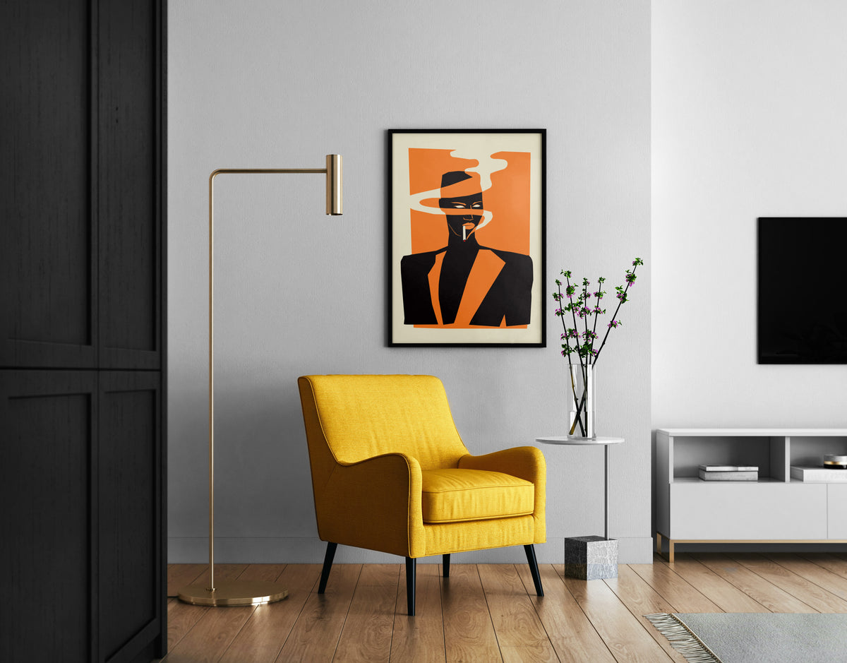 Grace Jones Poster | 80s Music Icon Art Print | Retro Music Room Decor