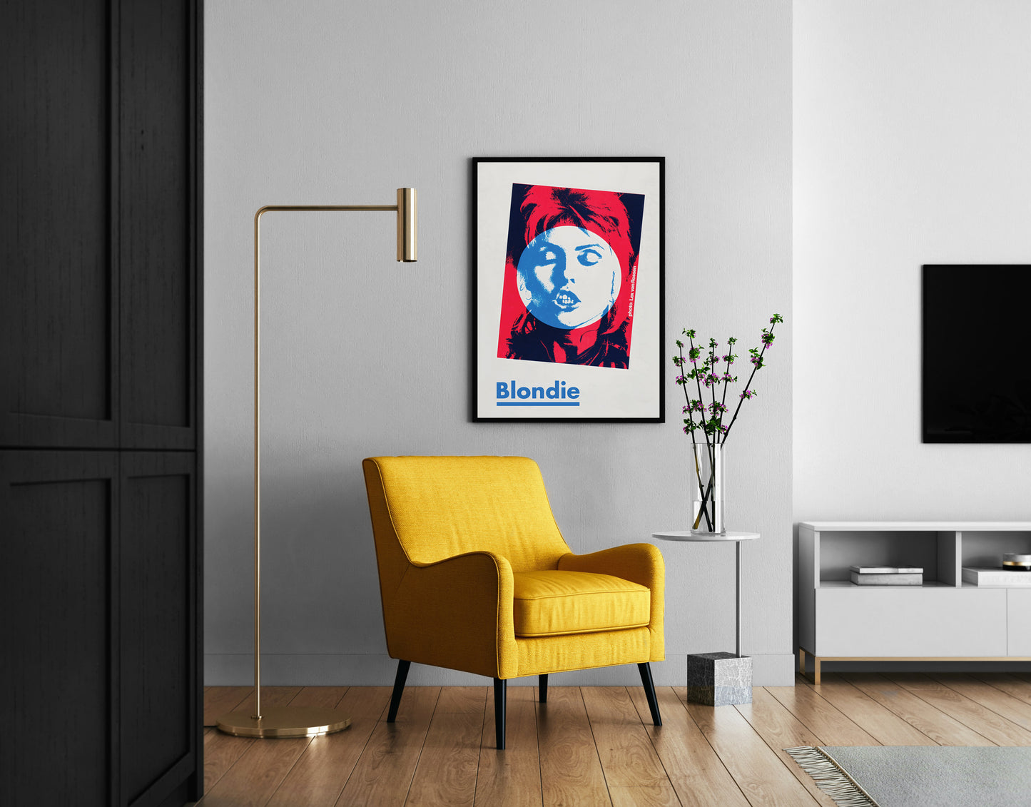 Blondie Album Cover Style Poster Print – Retro Pop Art Wall Art for Modern Interiors