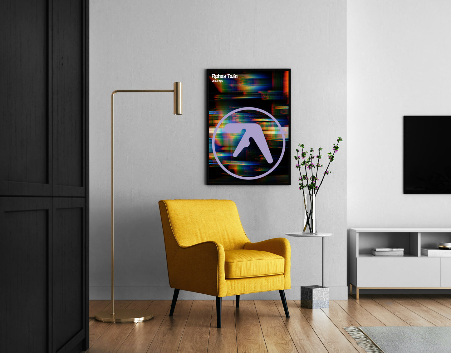 Aphex Twin Inspired “Drukqs” Album Cover Print – 90s Electronic Music Wall Art Poster