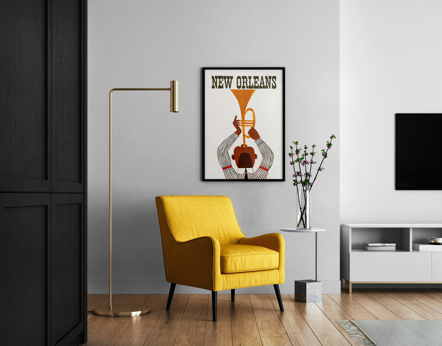 New Orleans Jazz Poster – Vintage Music Inspired Wall Art Print