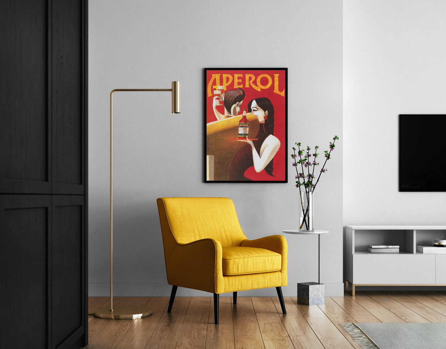 Vintage Italian Aperitif Inspired Poster Print – Retro Bar Wall Art for Kitchen, Dining Room & Home Decor