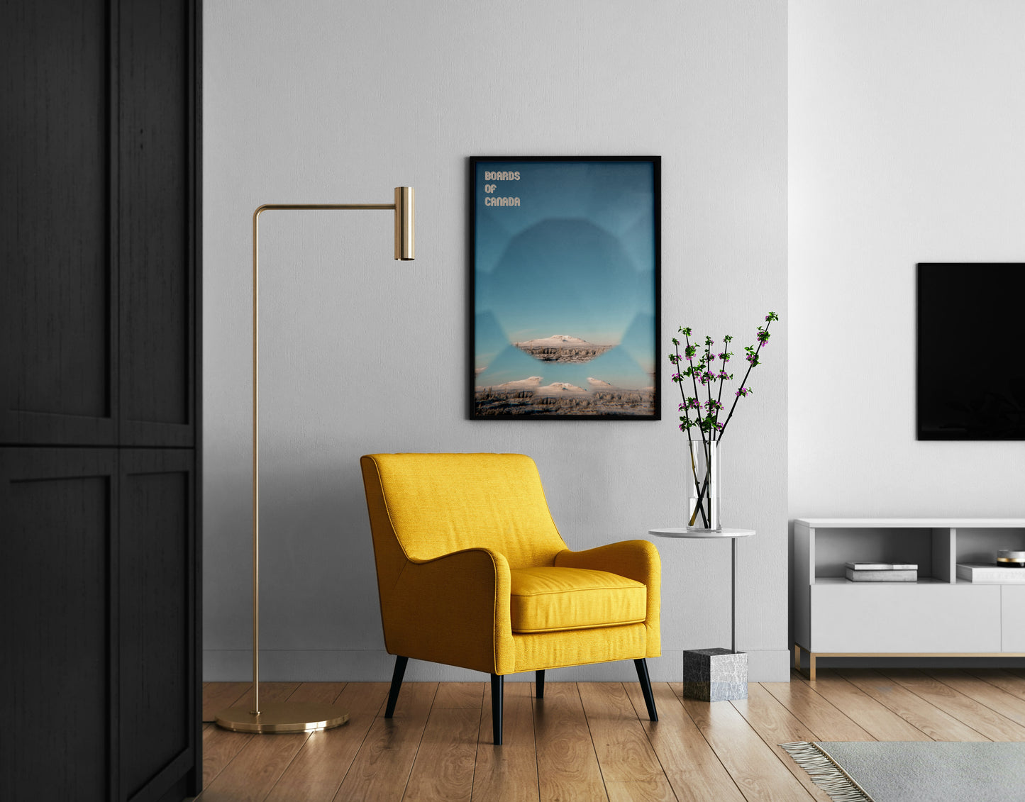 Boards of Canada Album Style Poster Print – Ambient Landscape Wall Art