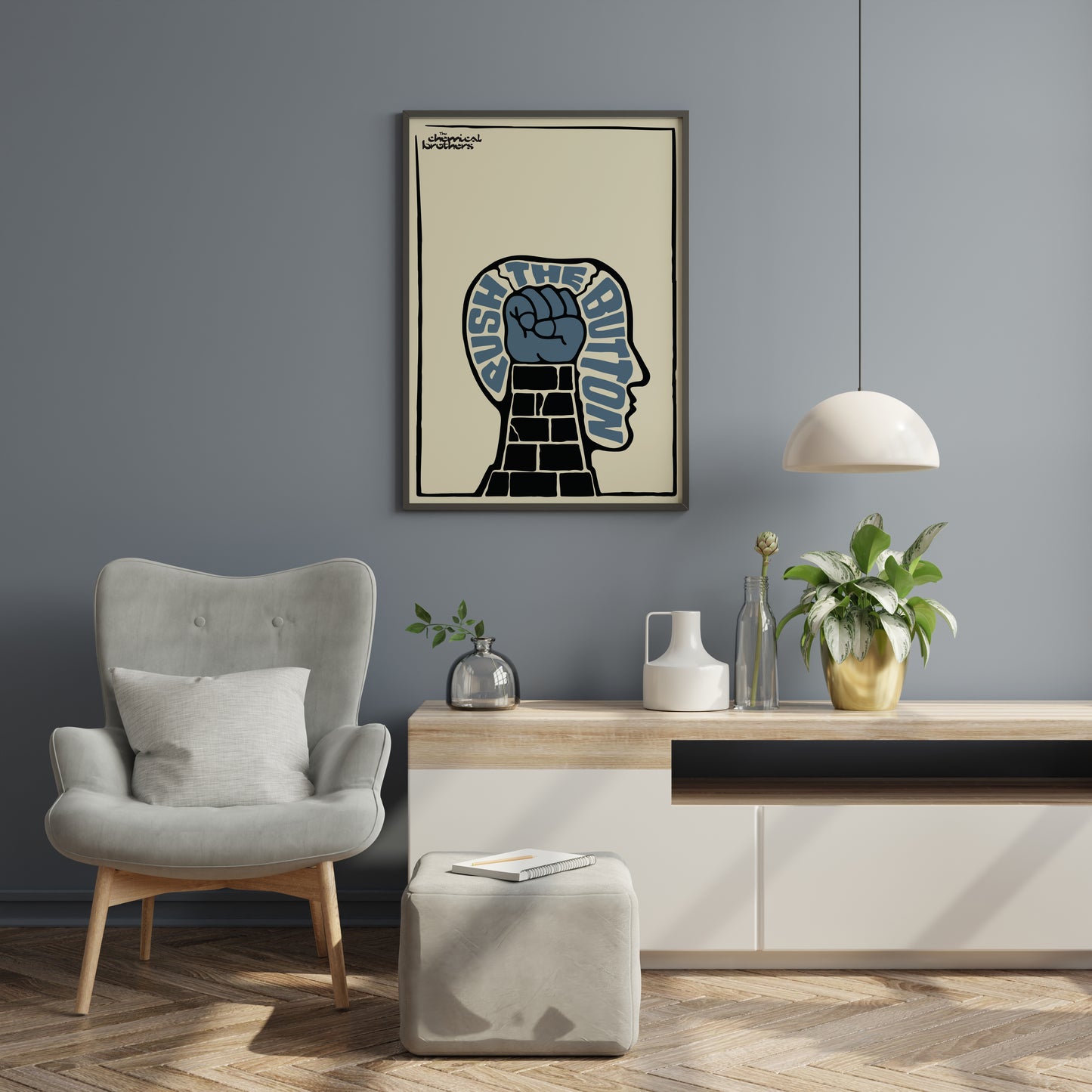 The Chemical Brothers Push the Button Poster | Big Beat Album Wall Art