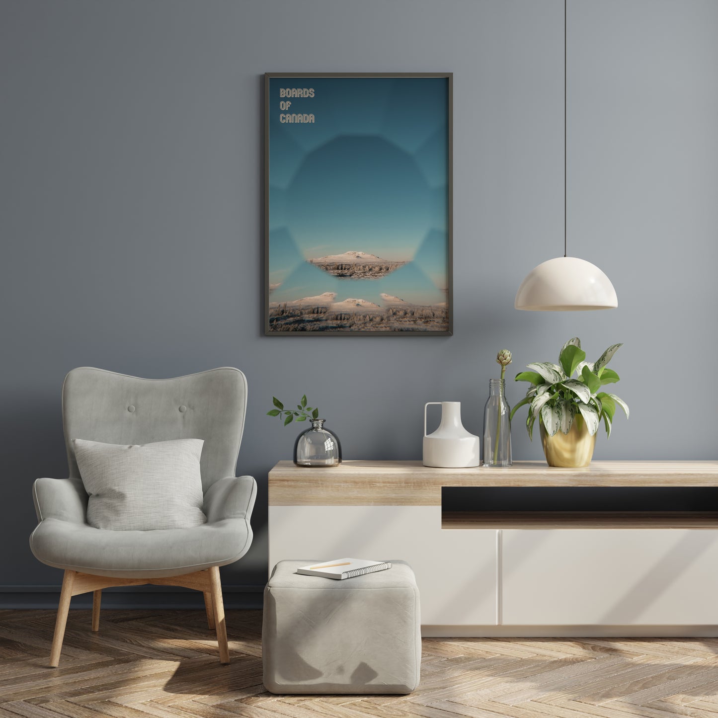 Boards of Canada Album Style Poster Print – Ambient Landscape Wall Art