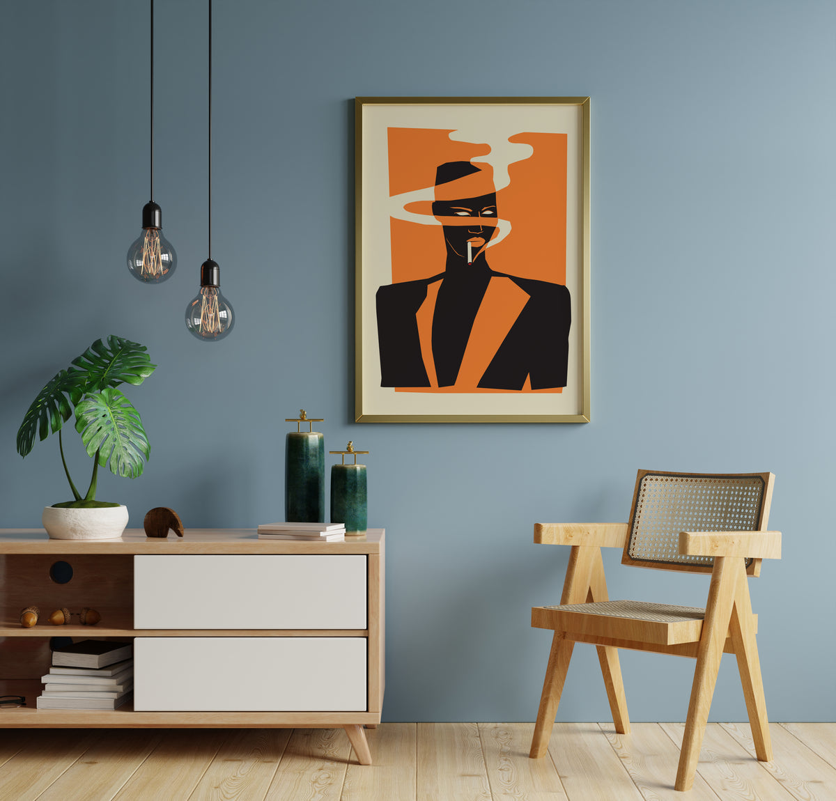Grace Jones Poster | 80s Music Icon Art Print | Retro Music Room Decor