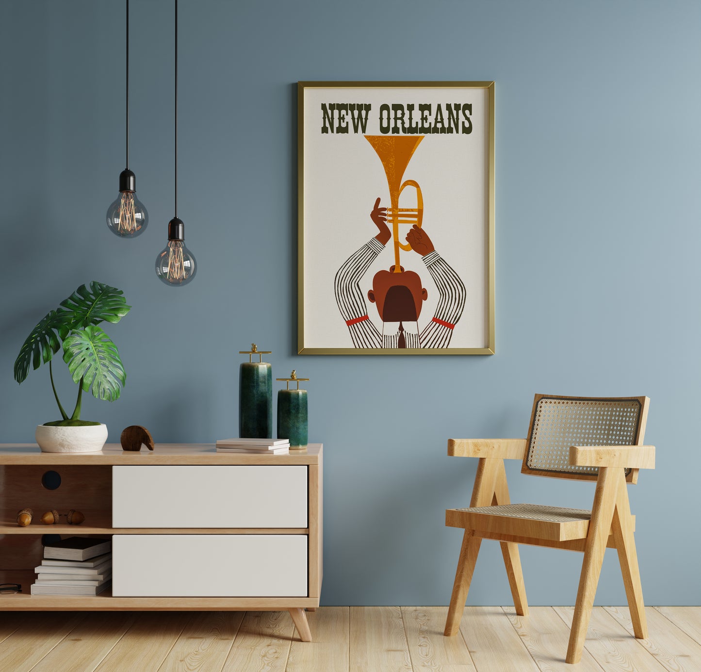 New Orleans Jazz Poster – Vintage Music Inspired Wall Art Print