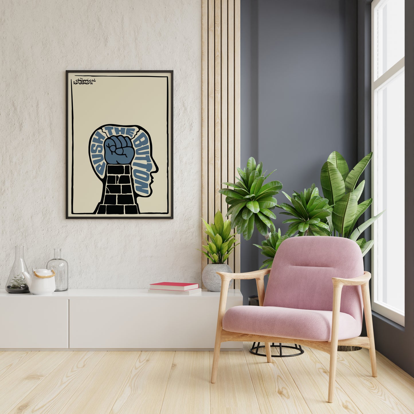 The Chemical Brothers Push the Button Poster | Big Beat Album Wall Art