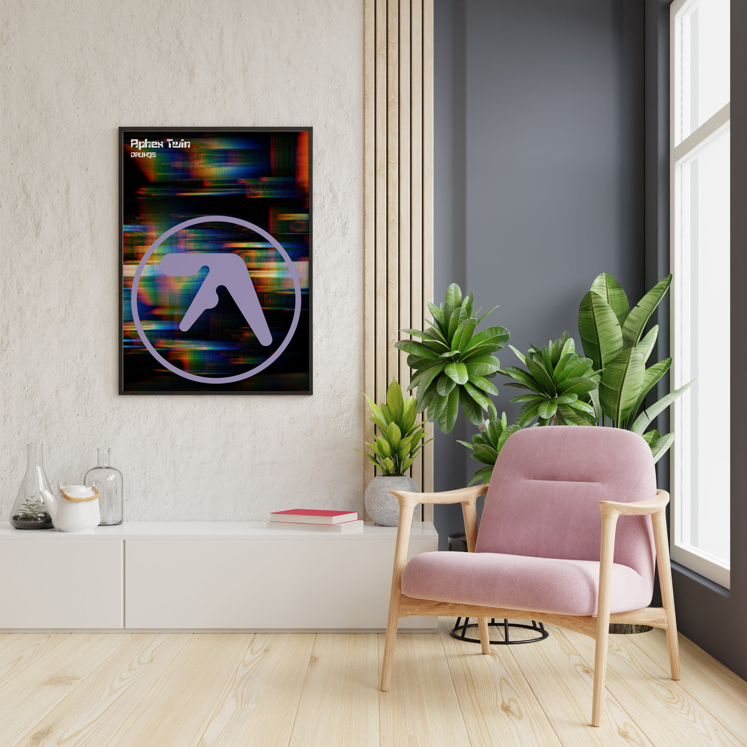 Aphex Twin Inspired Drukqs Album Cover Print | Electronic Music