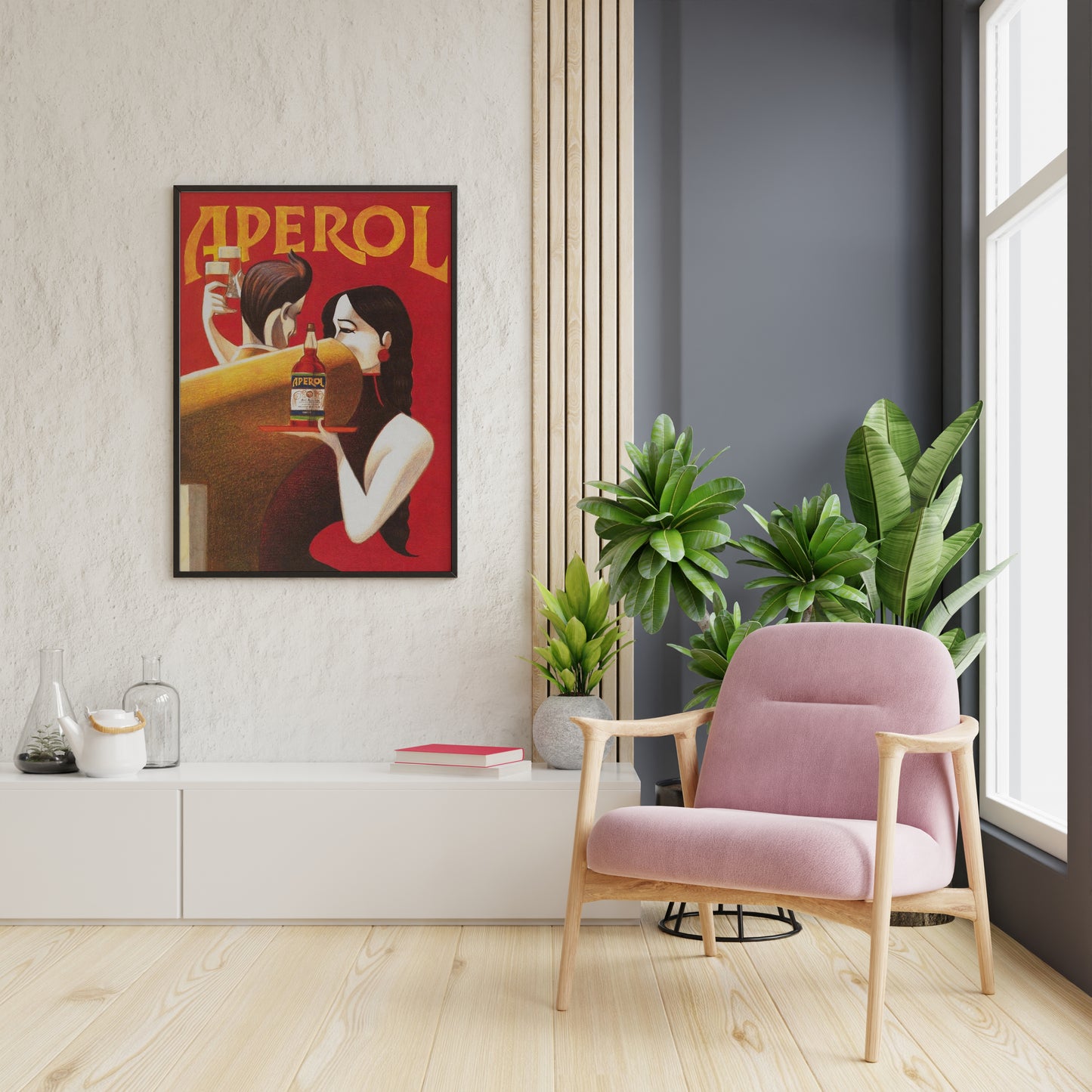 Vintage Italian Aperitif Inspired Poster Print – Retro Bar Wall Art for Kitchen, Dining Room & Home Decor