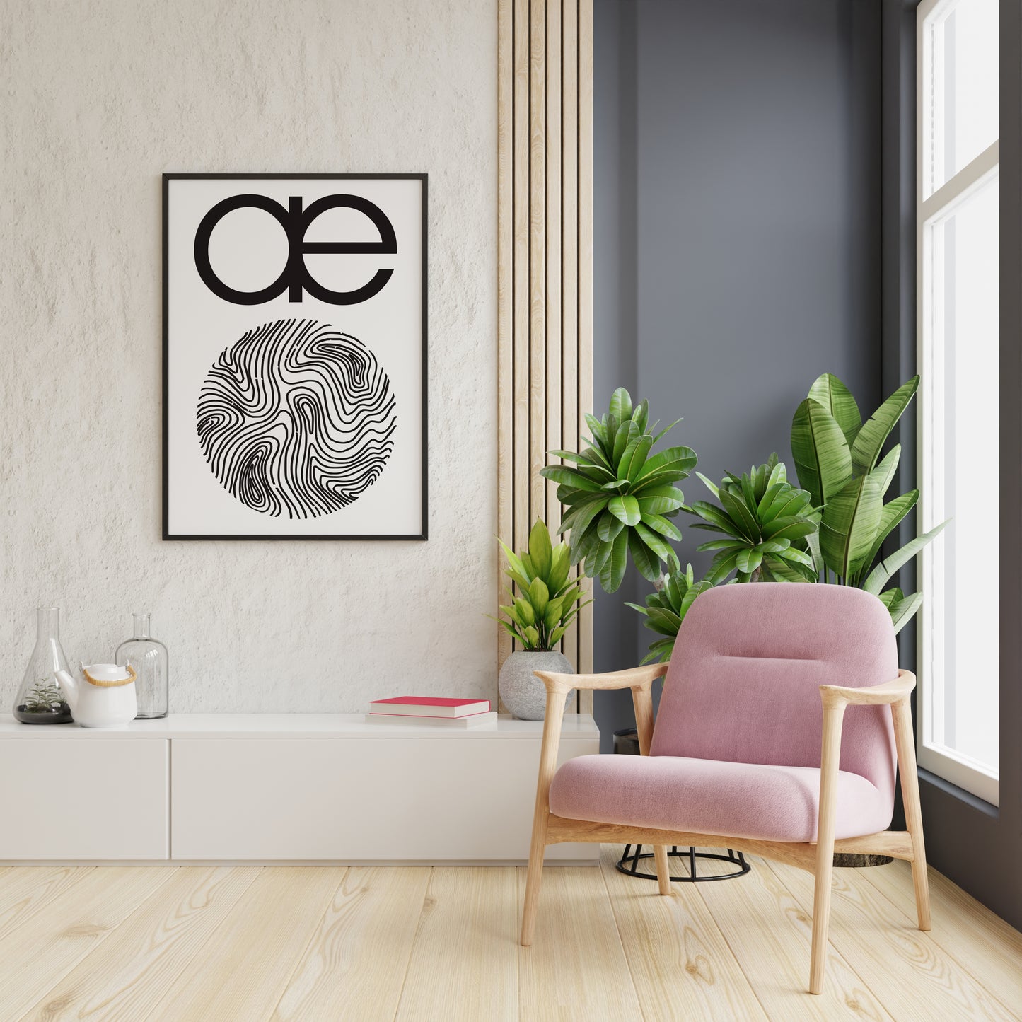 Autechre Logo Style Poster Print – Minimalist Electronic Music Wall Art