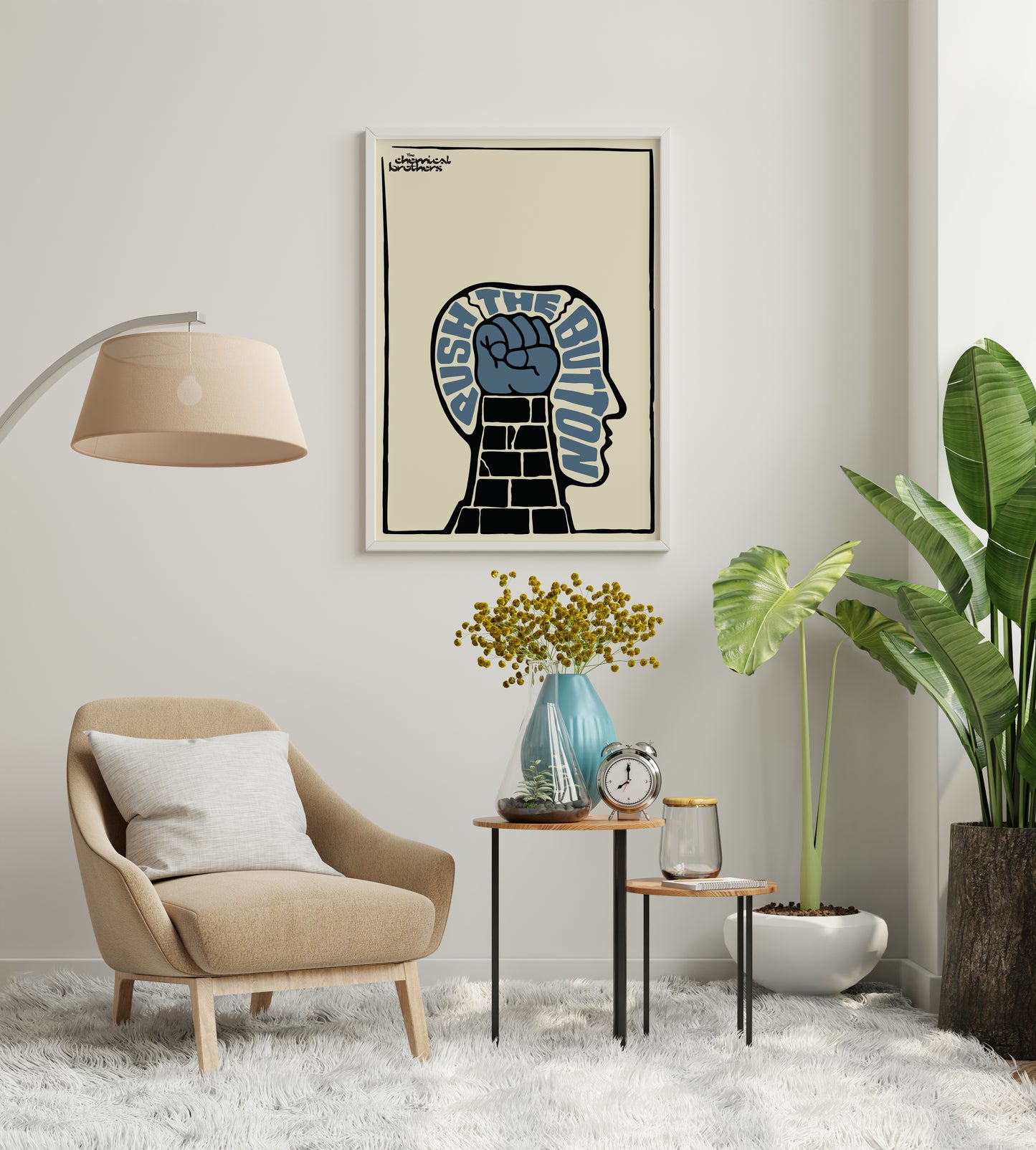 The Chemical Brothers Push the Button Poster | Big Beat Album Wall Art