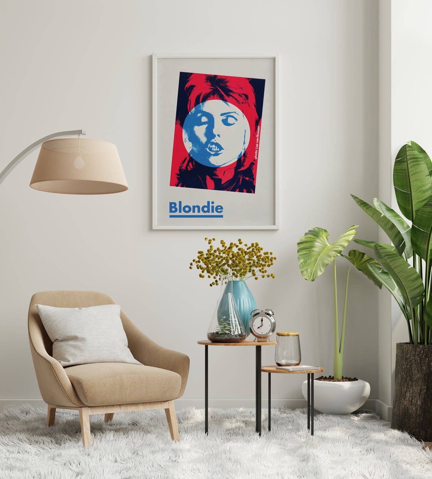 Blondie Album Cover Style Poster Print – Retro Pop Art Wall Art for Modern Interiors