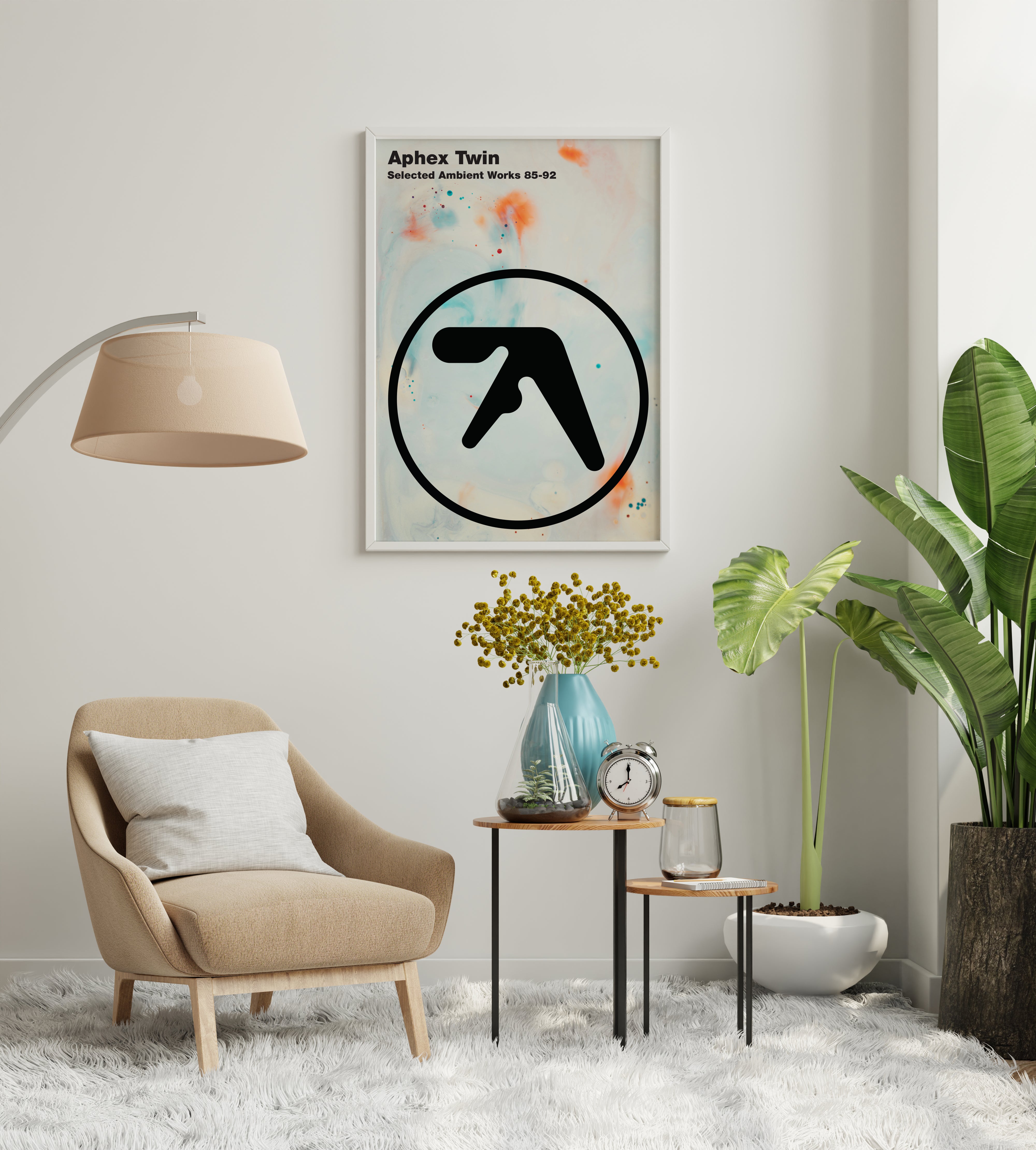 Aphex Twin Selected Ambient Works Poster | Album Art Print