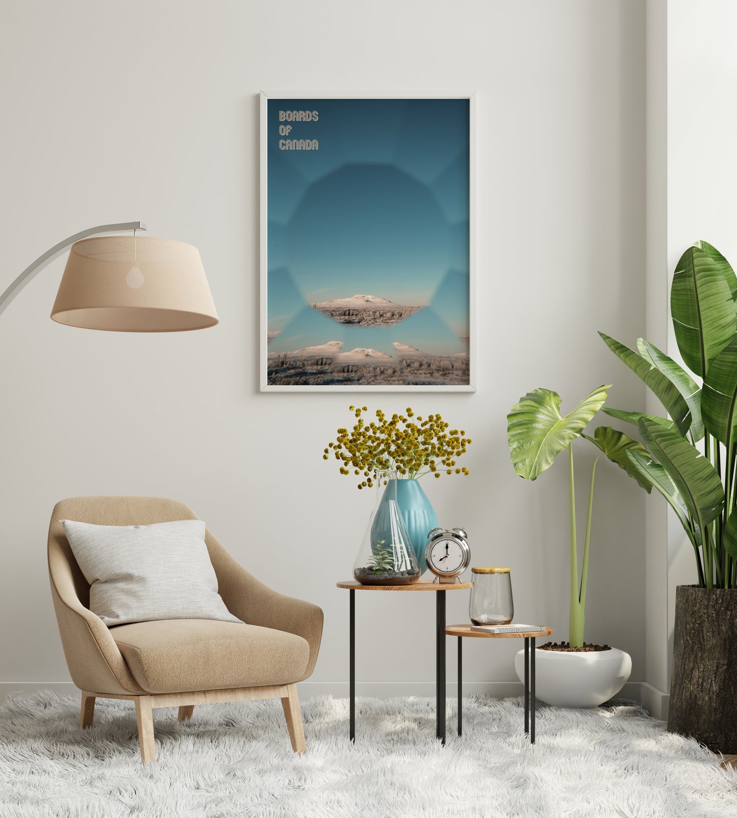 Boards of Canada Album Style Poster Print – Ambient Landscape Wall Art