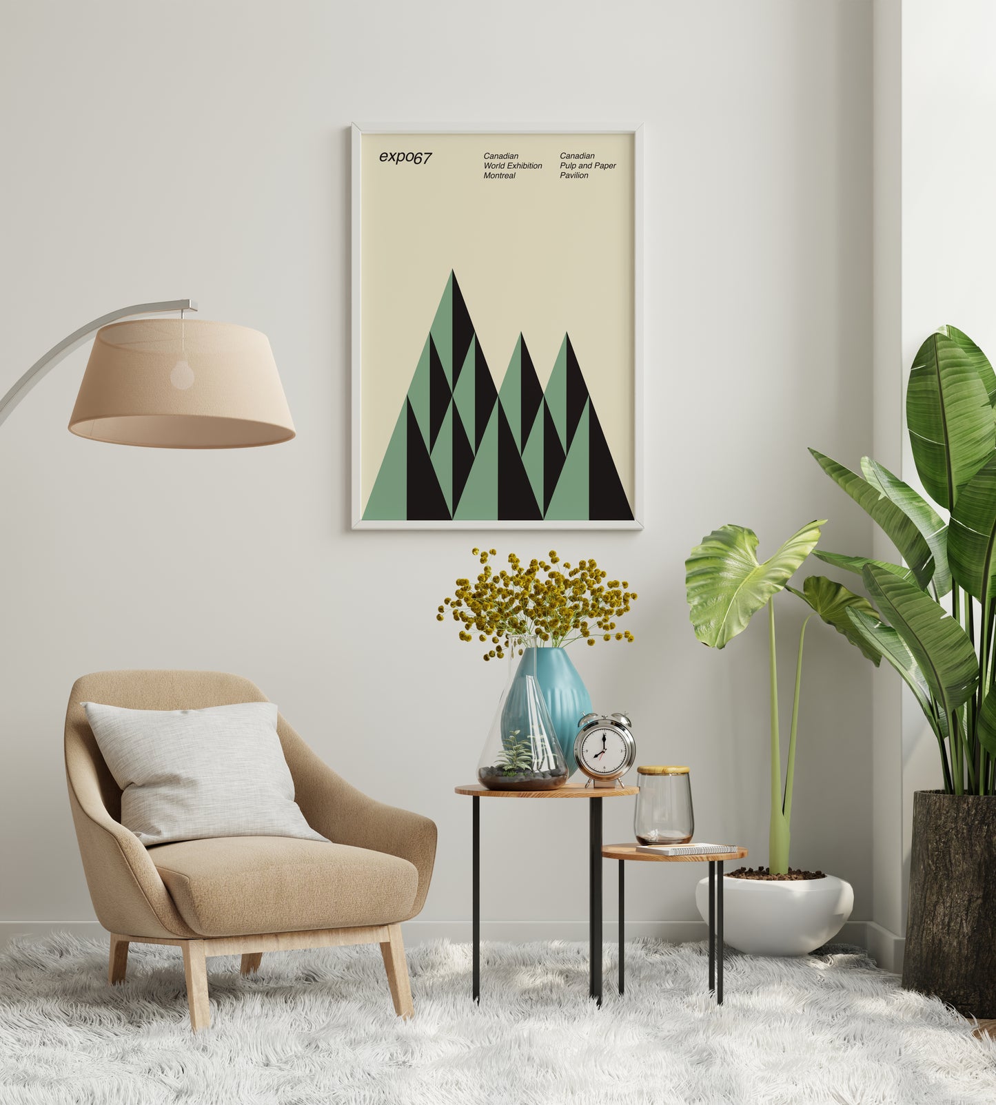 Montreal wall art Canada Expo 67 poster World Exhibition Print Mid Century Home Decor