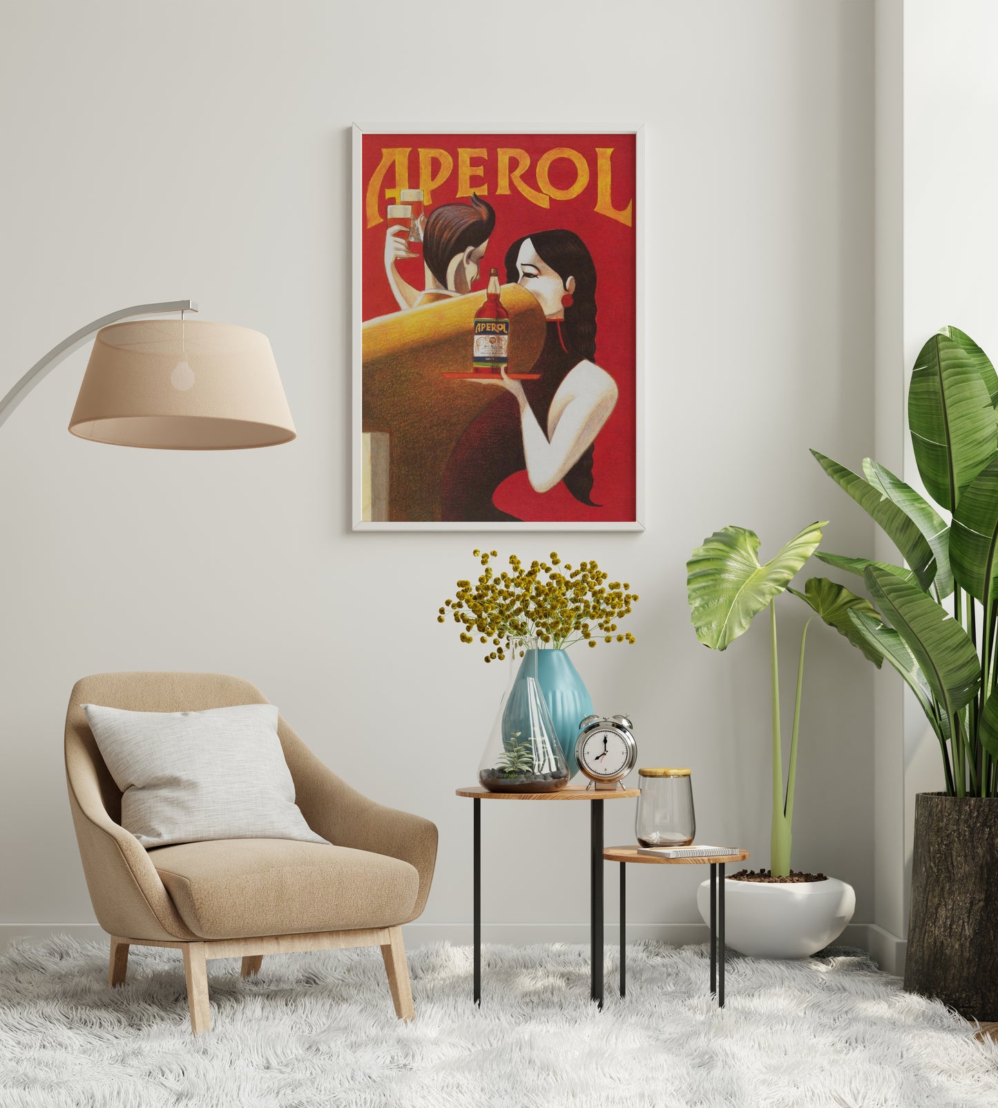 Vintage Italian Aperitif Inspired Poster Print – Retro Bar Wall Art for Kitchen, Dining Room & Home Decor