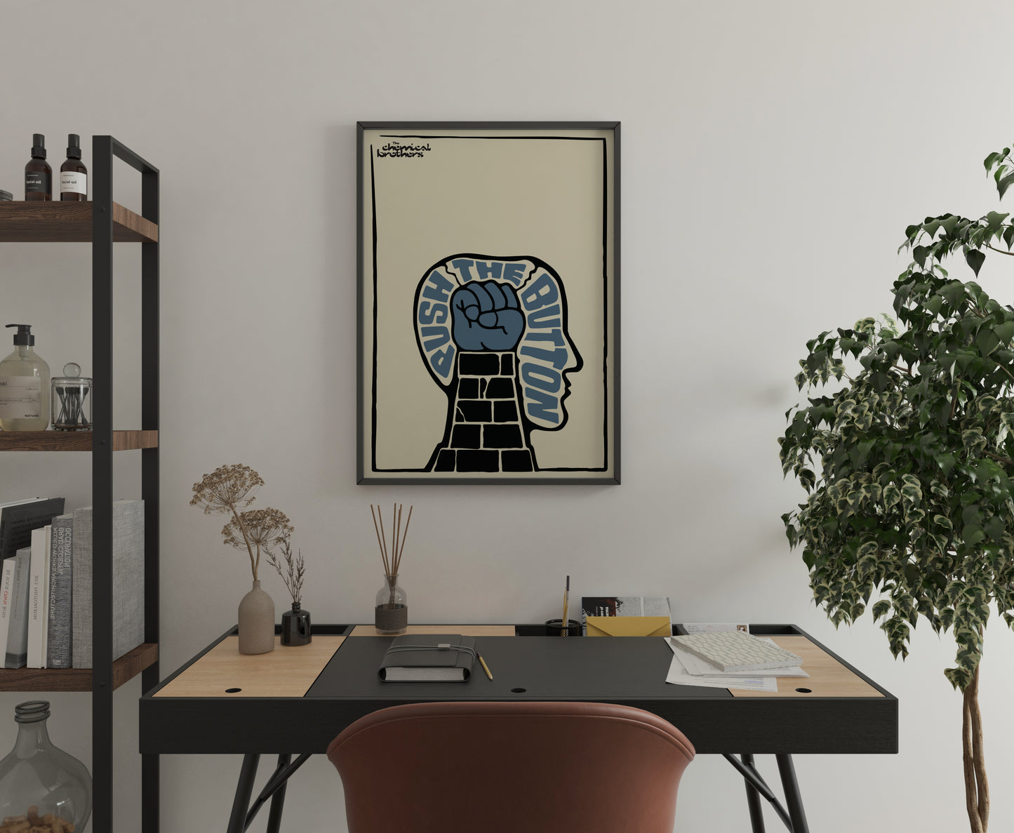 The Chemical Brothers Push the Button Poster | Big Beat Album Wall Art