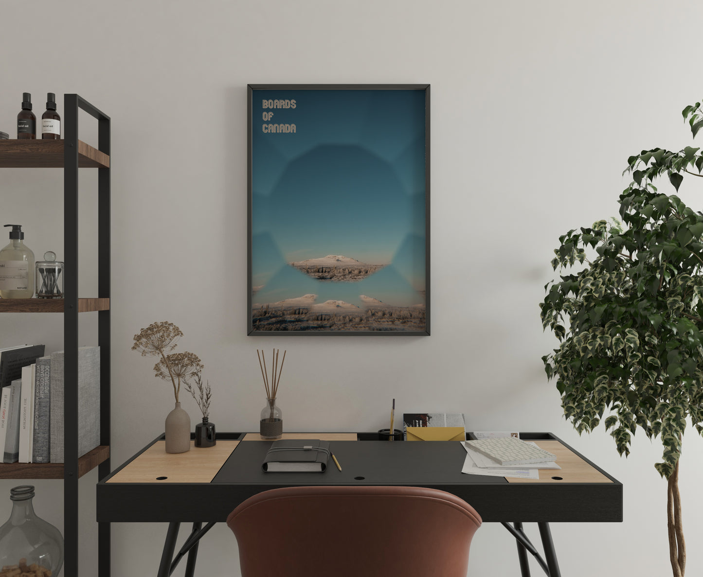 Boards of Canada Album Style Poster Print – Ambient Landscape Wall Art