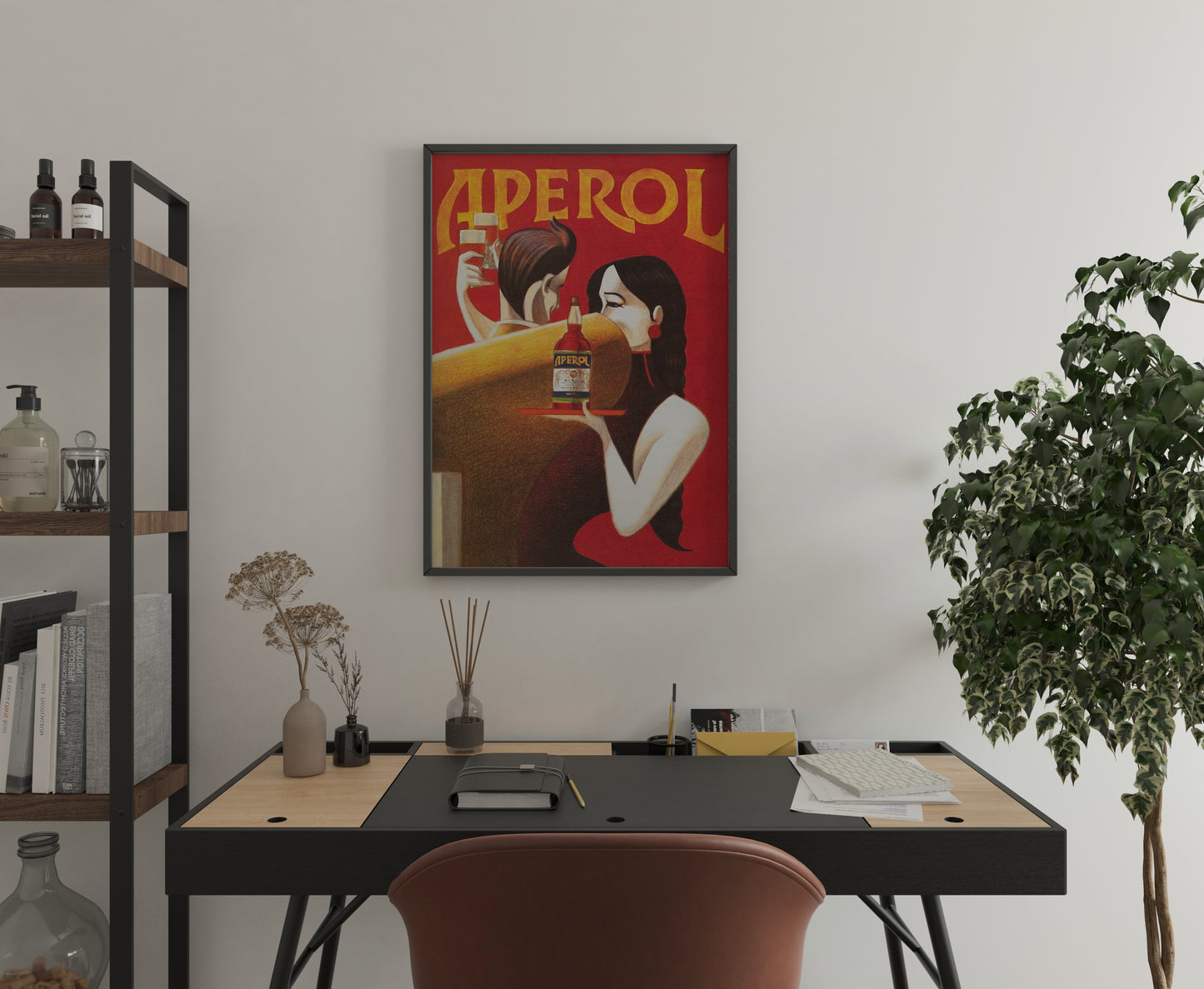Vintage Italian Aperitif Inspired Poster Print – Retro Bar Wall Art for Kitchen, Dining Room & Home Decor