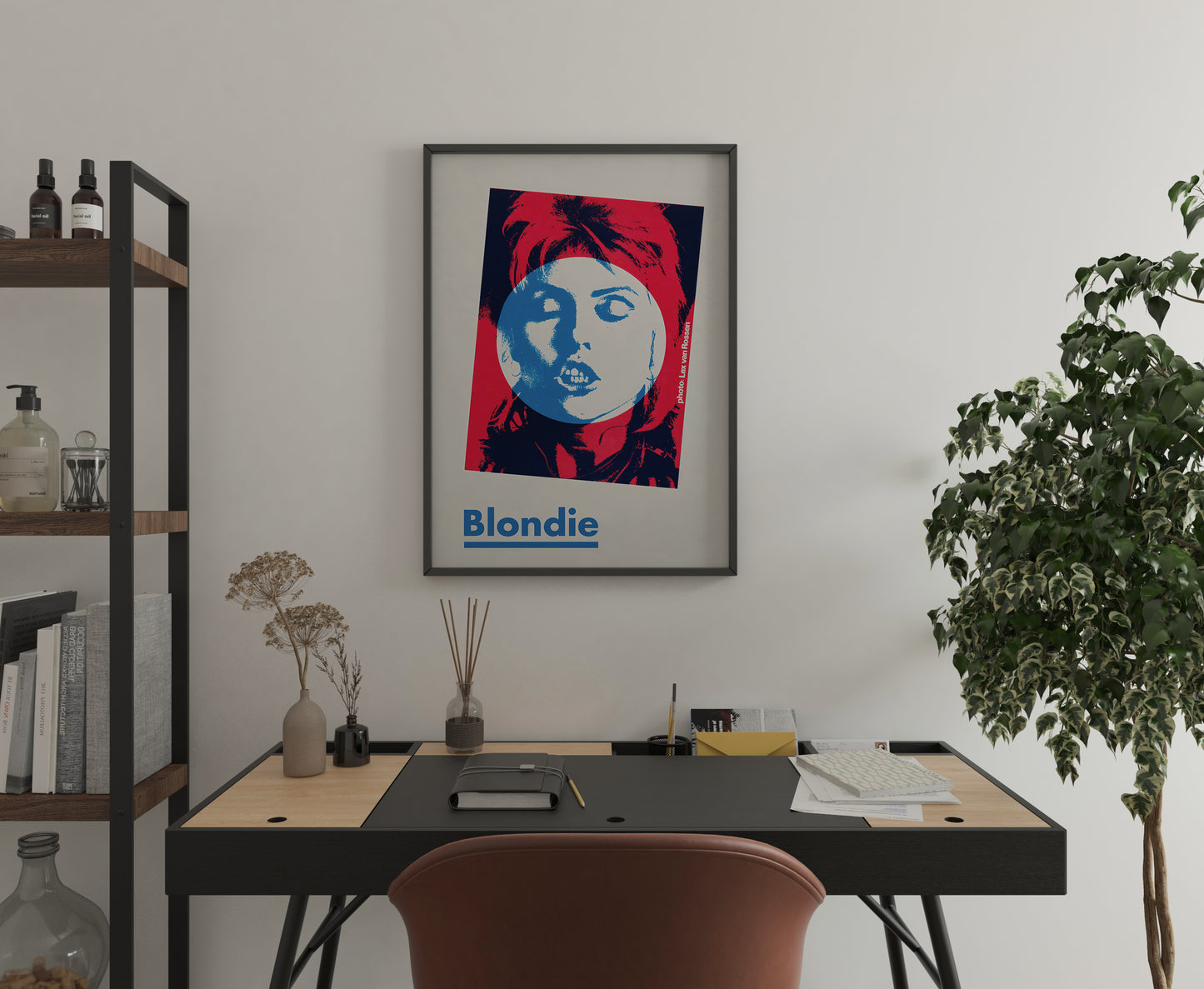 Blondie Album Cover Style Poster Print – Retro Pop Art Wall Art for Modern Interiors