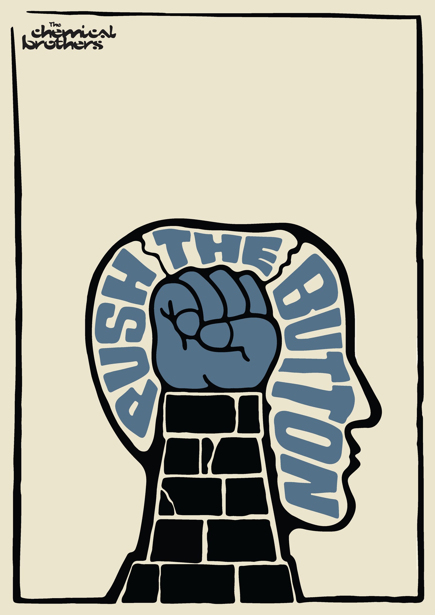 The Chemical Brothers Push the Button Poster | Big Beat Album Wall Art