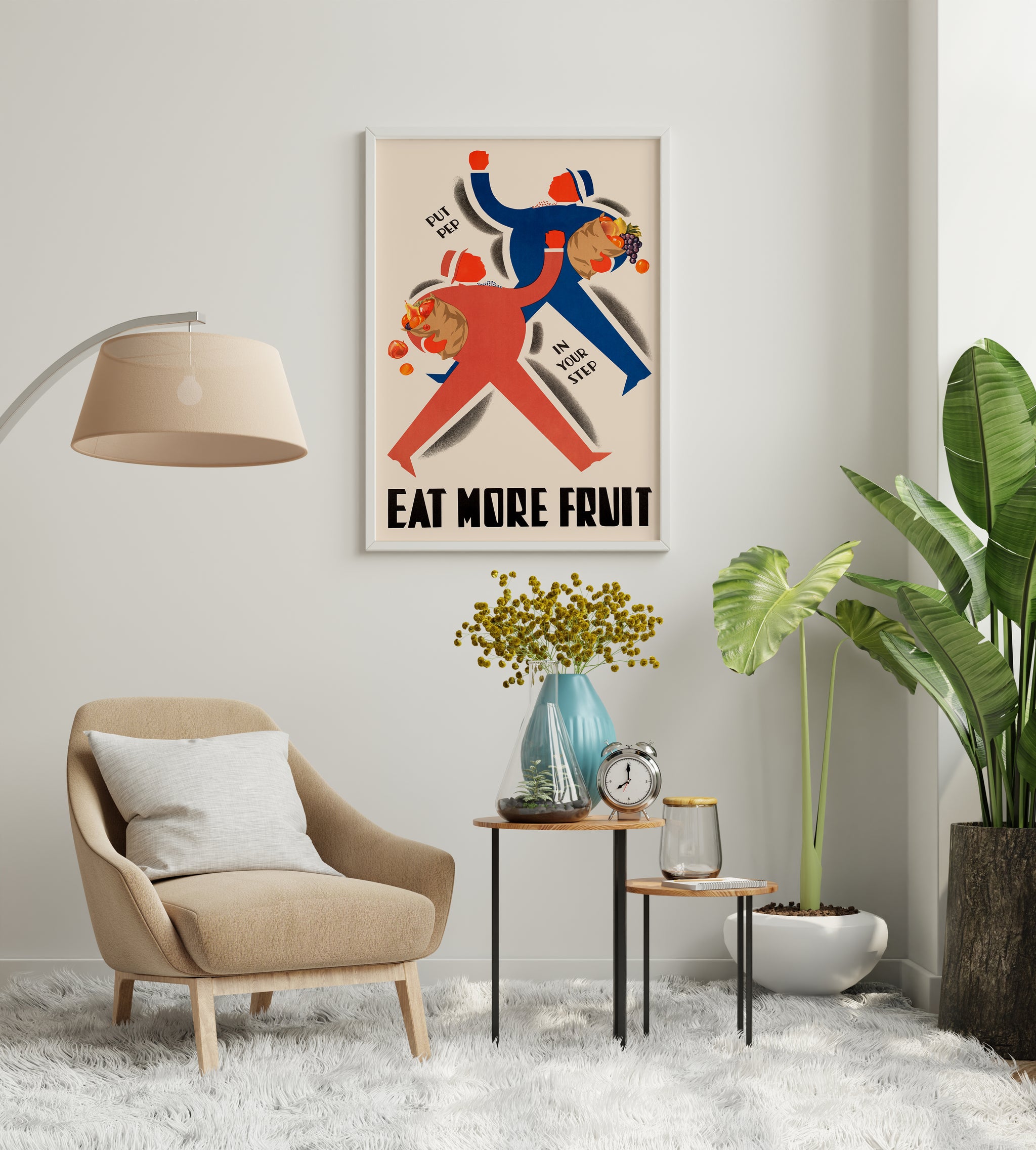 Food poster for a breakfast nook that feels too plain