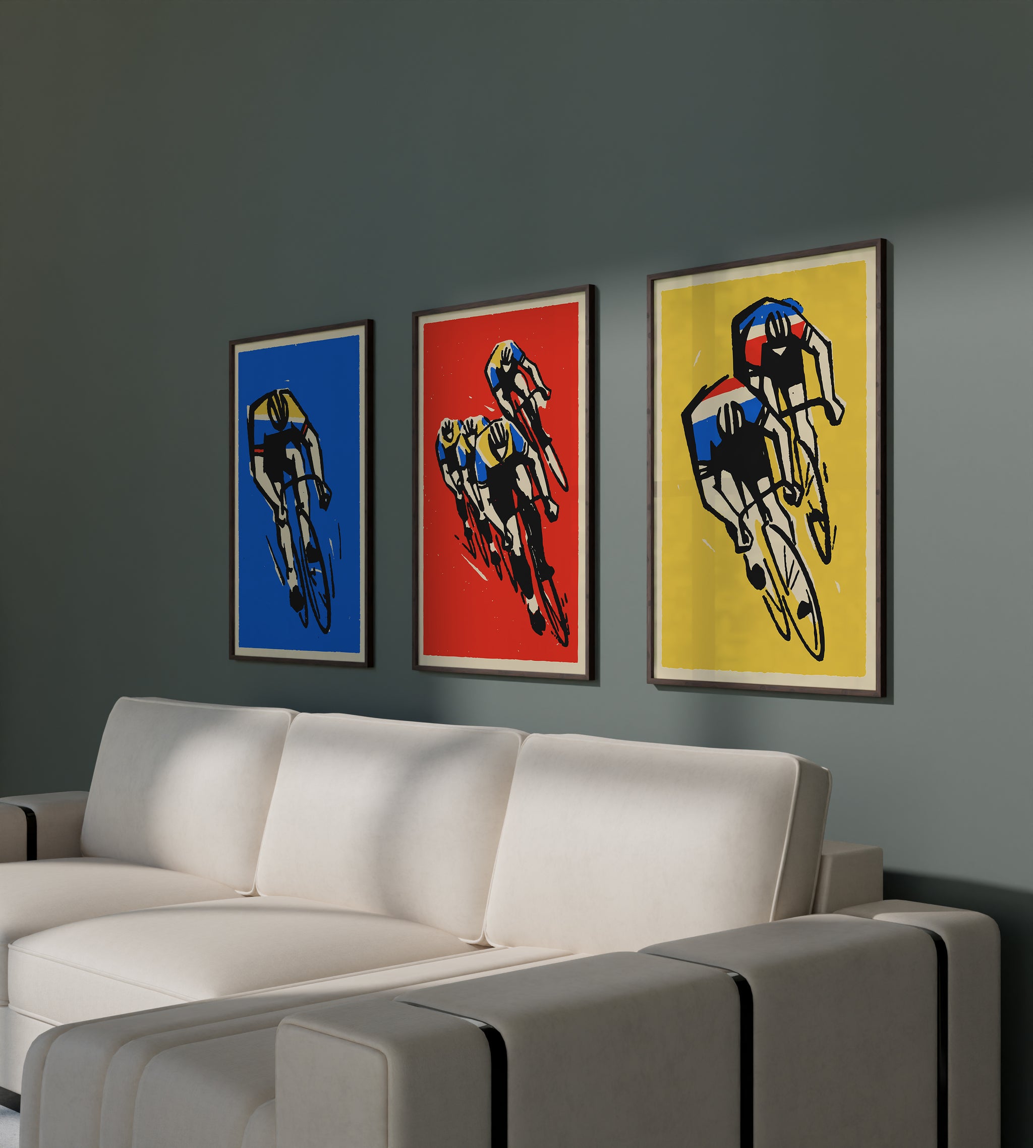road-cycling-poster-set-bike-racing-sports-room-wall-art